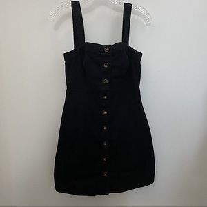 Hollister Black Button Up Dress